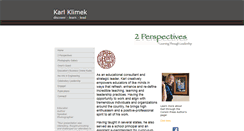 Desktop Screenshot of karlklimek.com