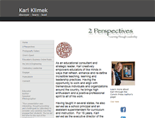 Tablet Screenshot of karlklimek.com